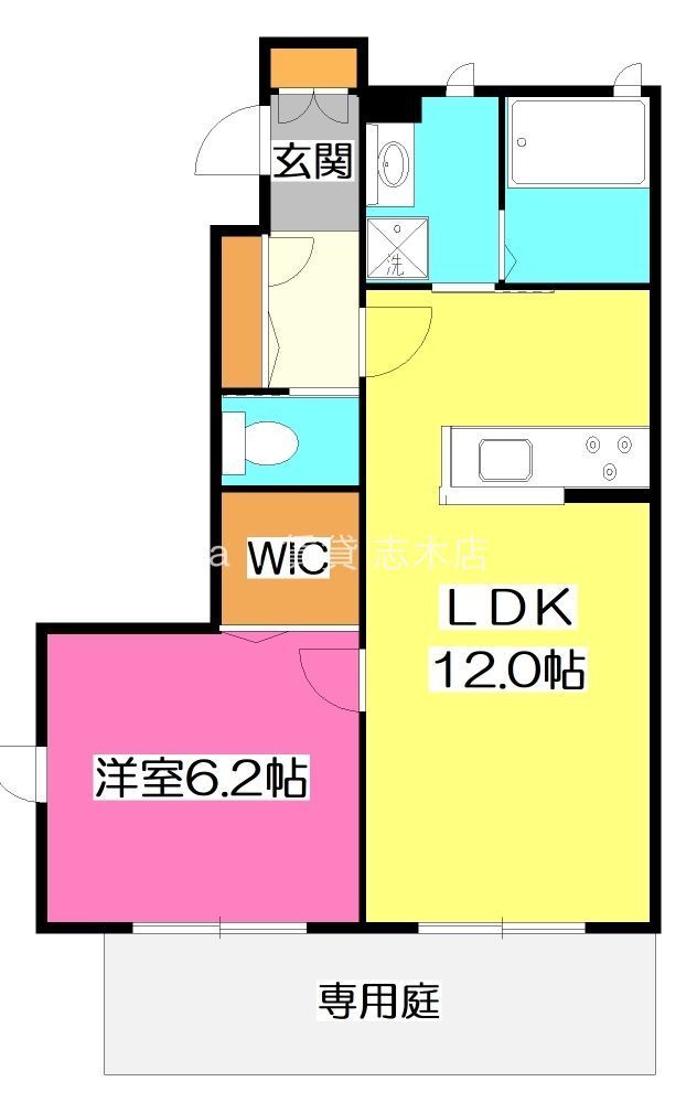 新座市大和田のアパートの間取り