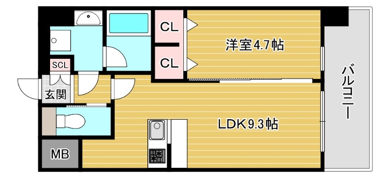 プレジオ布施ASIANの間取り