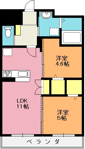 メリースマイルの間取り