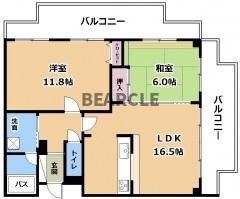 忠兵衛ビル晴嵐の間取り