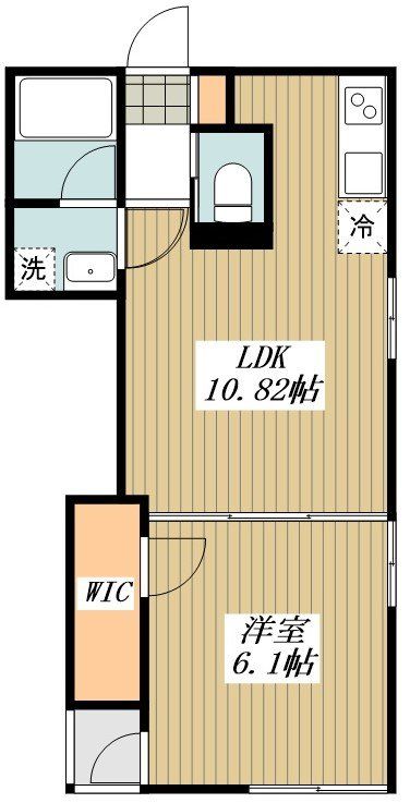 【小平市花小金井のマンションの間取り】