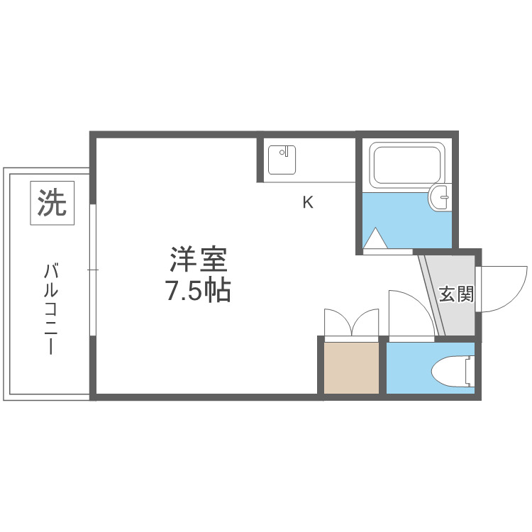 ハイツコスモスの間取り