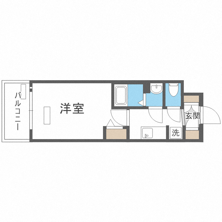 プレサンスOSAKADOMECITYクロスティの間取り