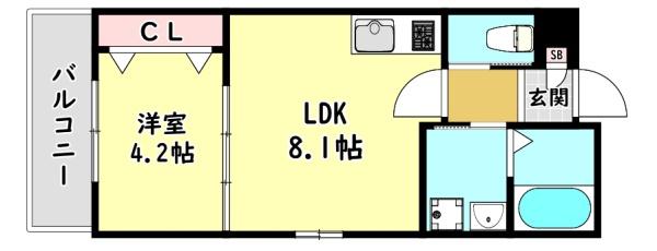 ALEGRIA門真古川町の間取り