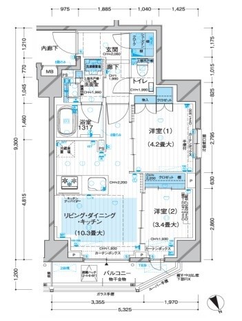 ルジェンテ早稲田の間取り