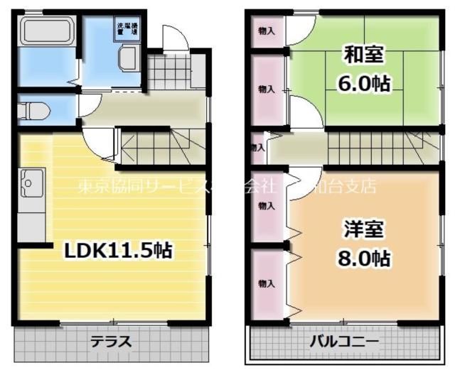 サニーフラットの間取り