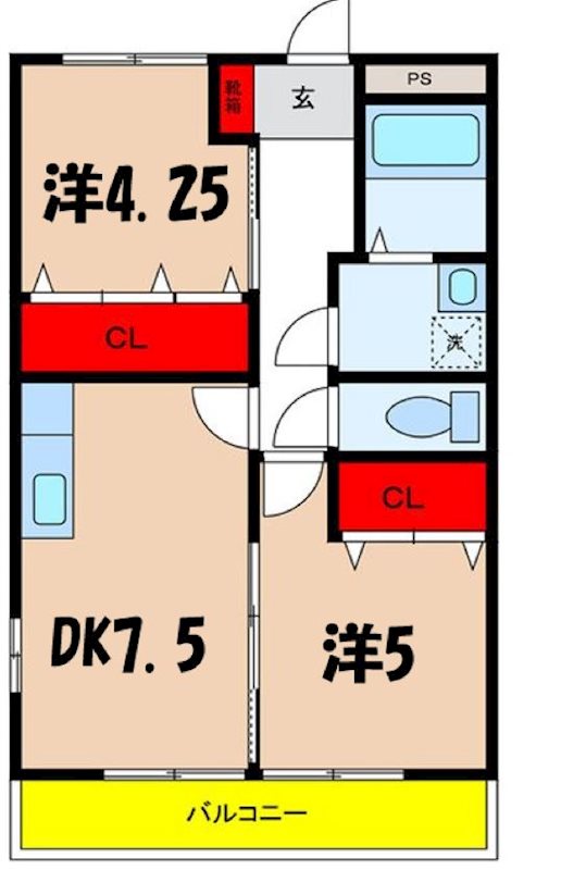 オンブラージュの間取り