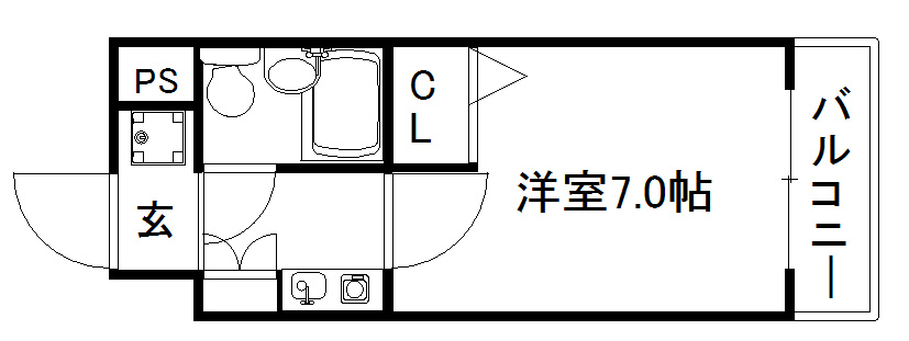 デトムワン一条通の間取り