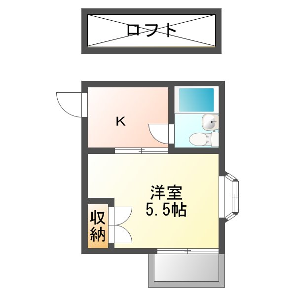 アリス市原第一の間取り