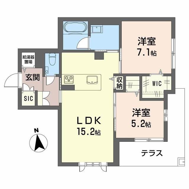 ポルターナIの間取り
