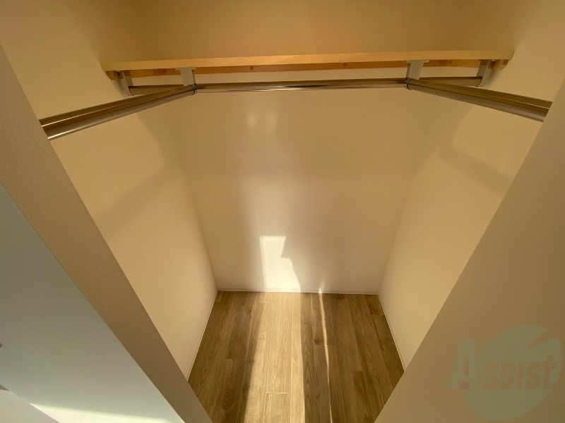 収納　収納を開けてみました！たくさん入りそうですね～