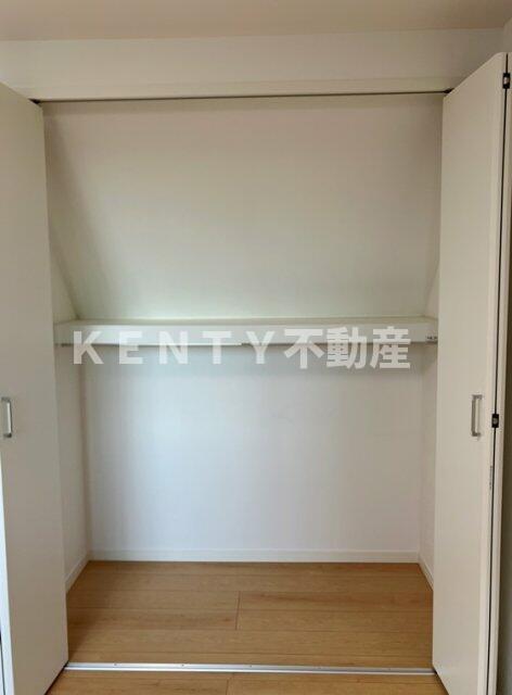 収納　たっぷりとした収納スペースです