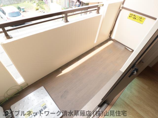 バルコニー　落ち着いた時間を過ごせるバルコニーです