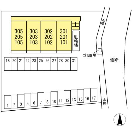 駐車場　配置図