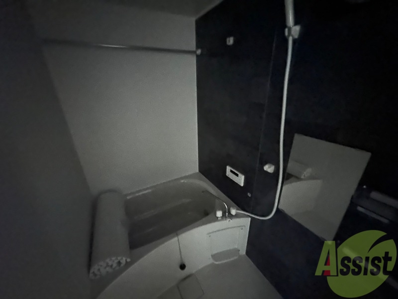 バス・シャワールーム　浴室は狭すぎず、シャワーも浴びやすそうです。