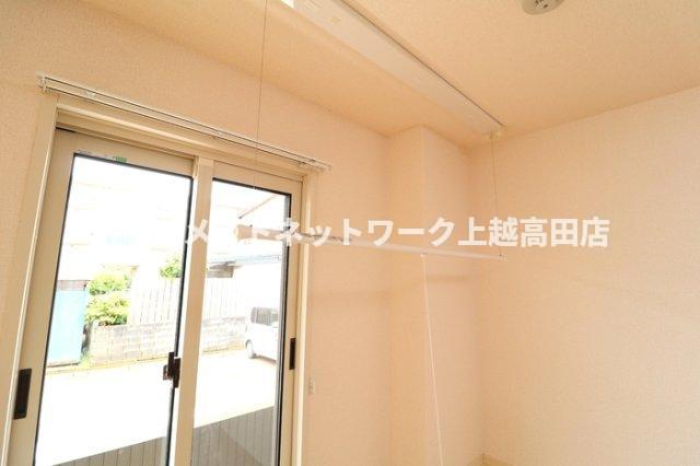 眺望　室内物干し
