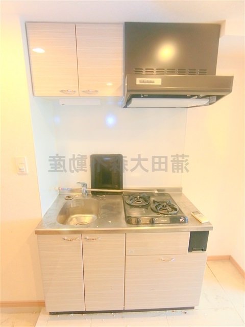 キッチン　2口ガスシステムキッチン
