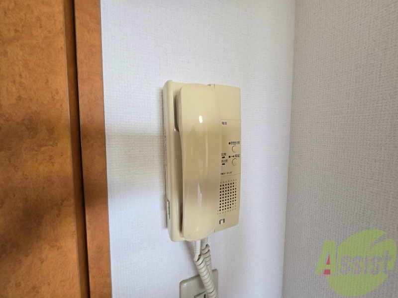 セキュリティ　インターホンは通話ができるので急な訪問があっても安心です。