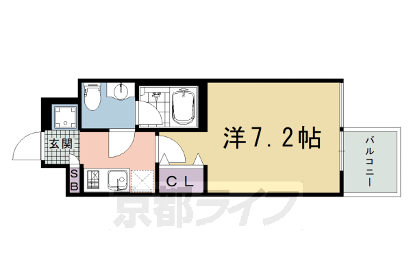 プレサンスNEO京都烏丸の間取り写真