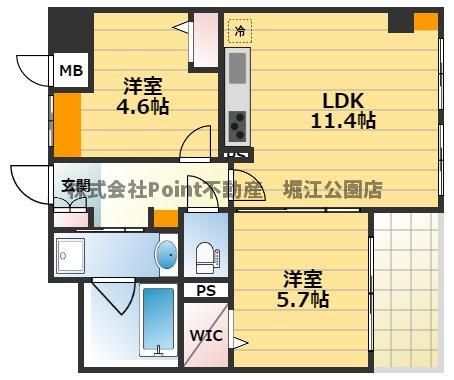 地下鉄御堂筋線 新大阪駅 徒歩5分 7階建 築7年の間取り写真