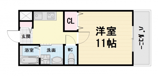 メゾンなかIIの間取り写真