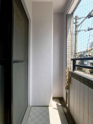 バルコニー　洗濯物もラクラク干せます☆