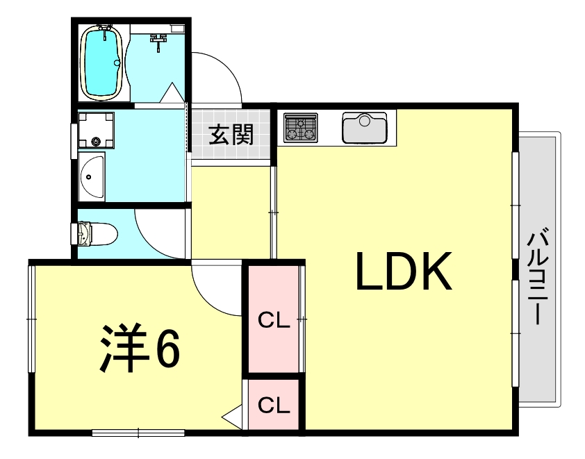 セラ西舞子Vの間取り