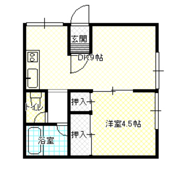 深川総合ハイツAの間取り