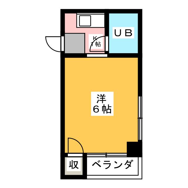 コーポ岡部花塚の間取り