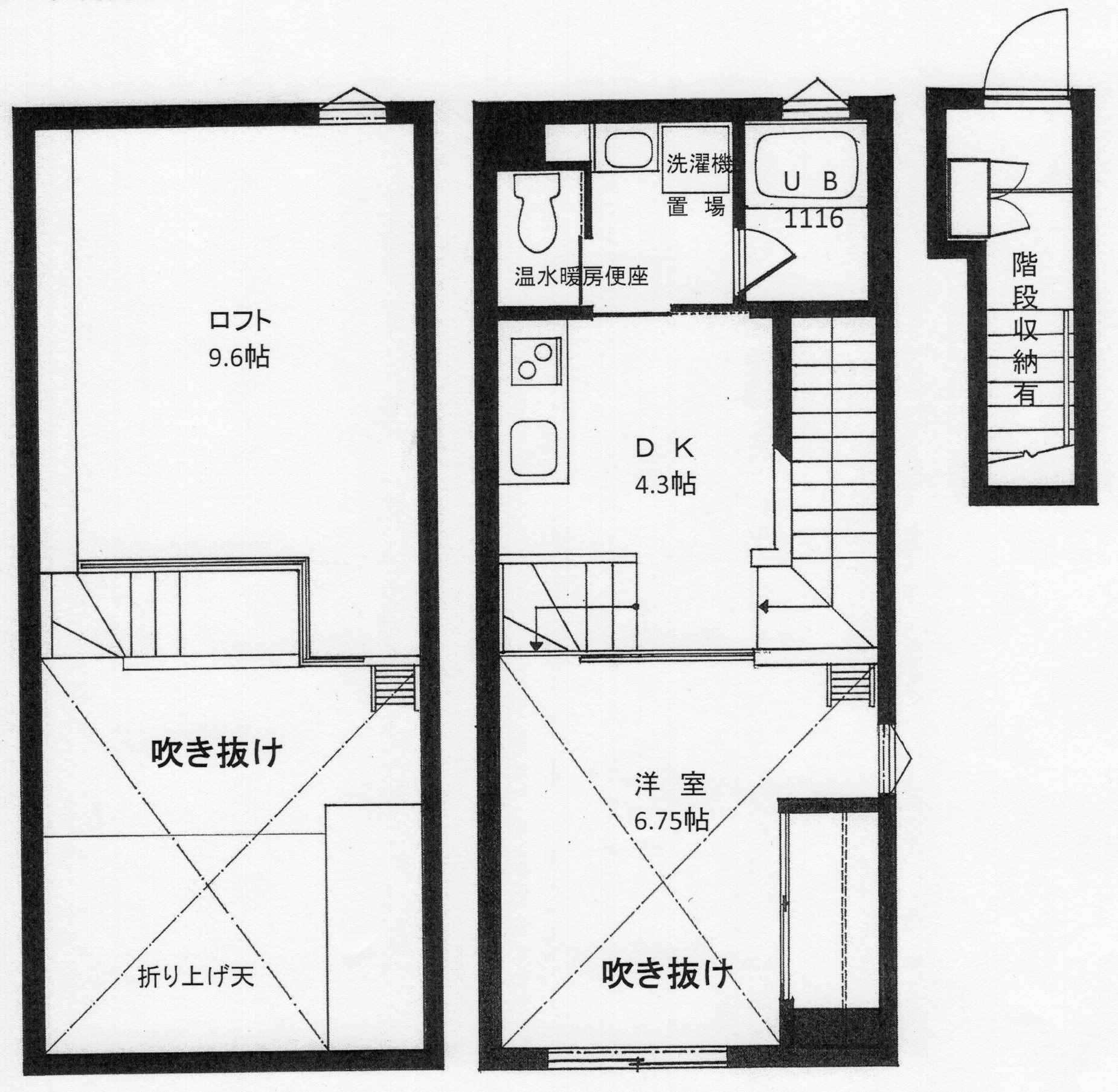 【リリウムデュオBの間取り】