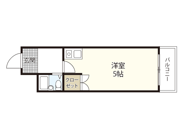 コート上東雲の間取り