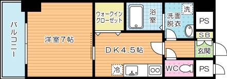 サンルーヴルの間取り