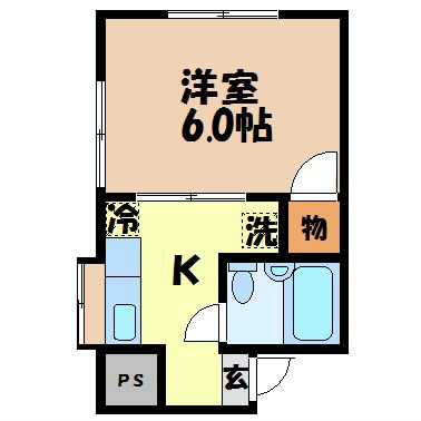 グリーンハイツ（中新町）の間取り