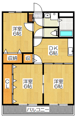 ロイヤルハイツの間取り