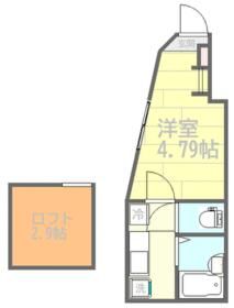 神奈川県横浜市南区別所２（アパート）の賃貸物件の間取り