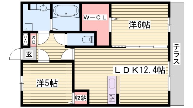 THE RESIDENCE　広畑早瀬町の間取り