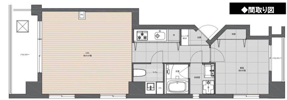 AKASAKA K MANSION　赤坂Kマンションの間取り