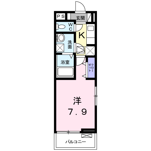 カレント　カシマの間取り