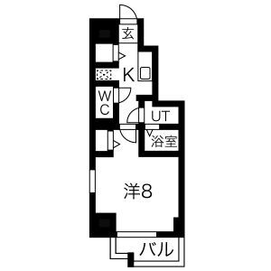 ファステート名古屋駅前アルティスの間取り