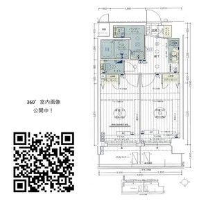 エステムコート難波Vブロードの間取り