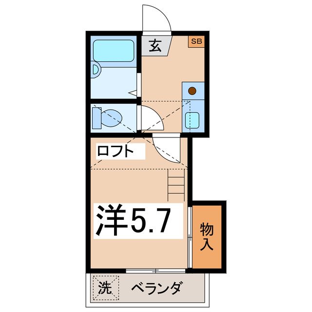 ベラ・ヴィータ南甲府の間取り