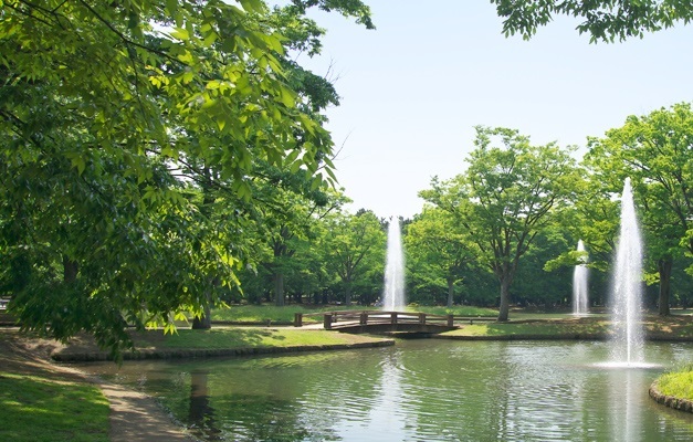 【ジェントルエア神宮前の公園】