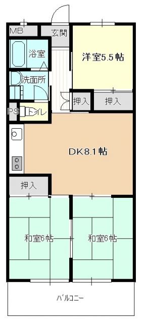 グランドハイツカトレアの間取り