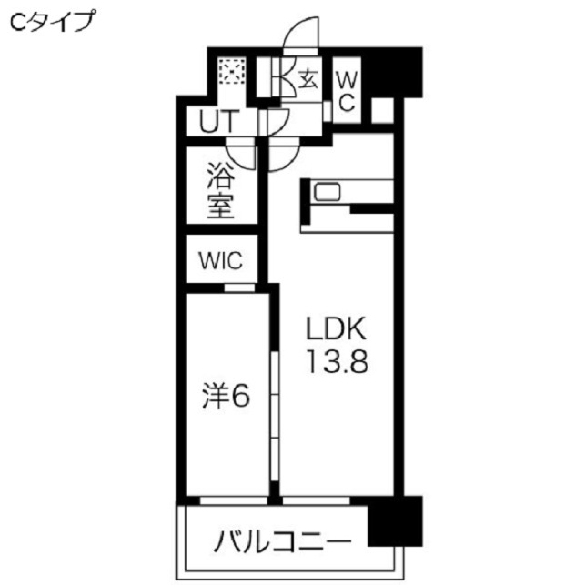 【グランカーサ難波元町の間取り】