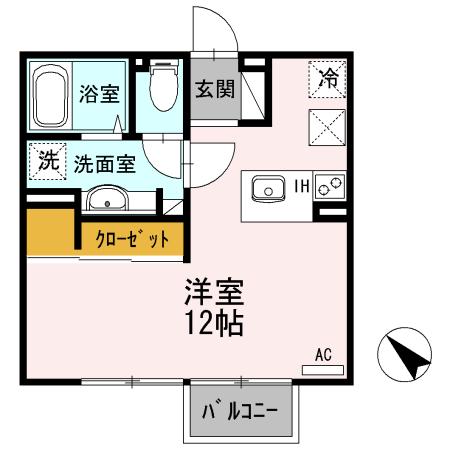 宮古市日の出町築12年の間取り