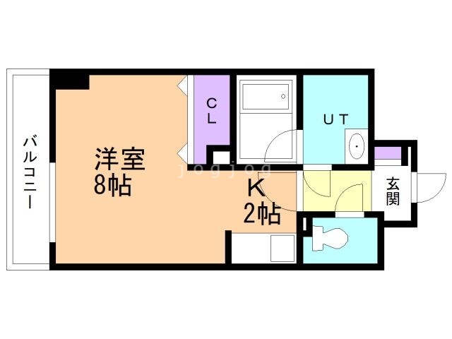 石狩郡当別町園生のマンションの間取り