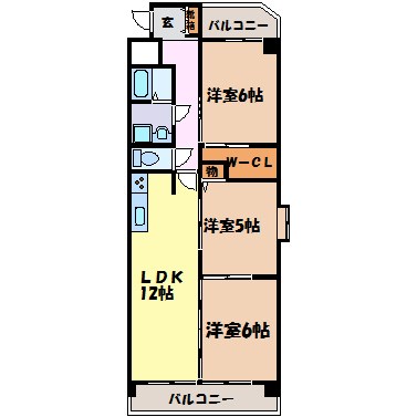 【ベルマインの間取り】