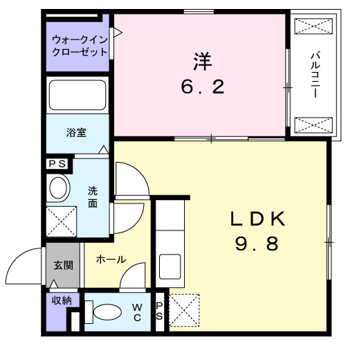 フォレスタ・高松IIIの間取り