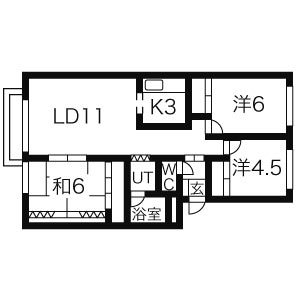 サンルトゥールの間取り