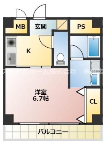 J.S桜町の間取り